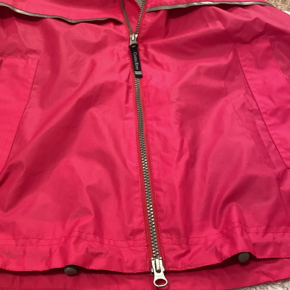 Charles River Pink and Gray Hooded Raincoat - Picture 7 of 8